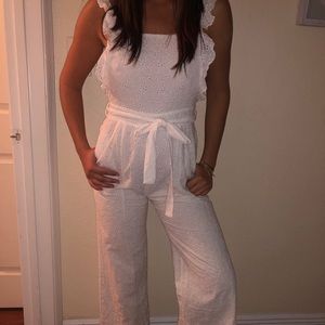 Brunch white jumpsuit